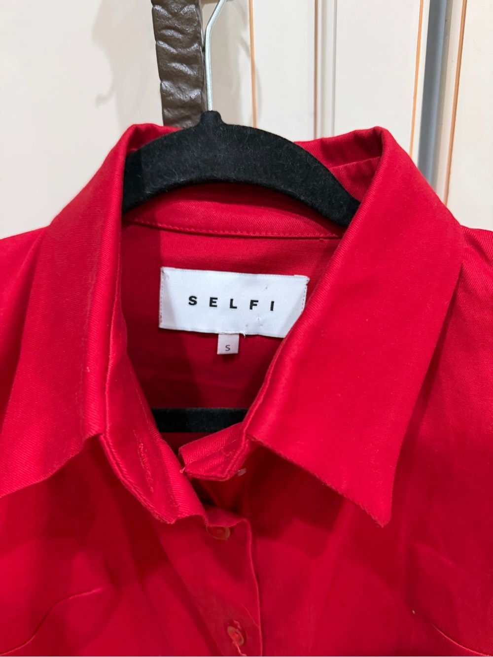 SELFI Two Wave Cropped Shirt Red South Africa (124) - Picture 10 of 12